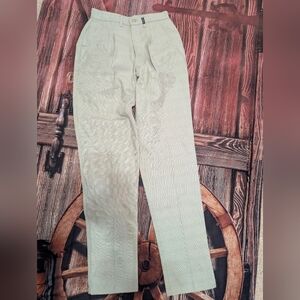 Vintage Rockies Pleated Herringbone Trousers 9X36